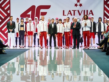 Prezentēta Latvijas Olimpiskās komandas '' RIO 2016'' tērpu kolekcija