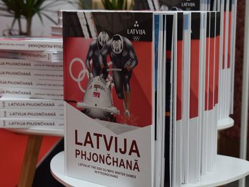 Grāmatas "Latvija Phjončhanā" atklāšana